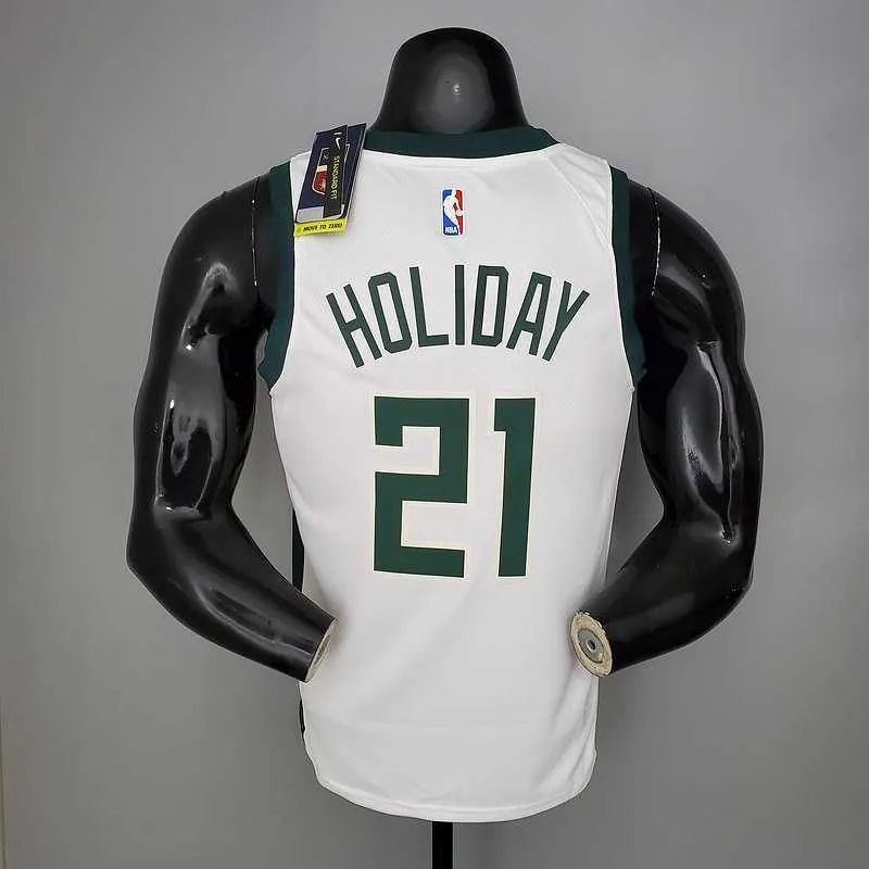 2021 HOLIDOAY#21 BUCKS Home White 3