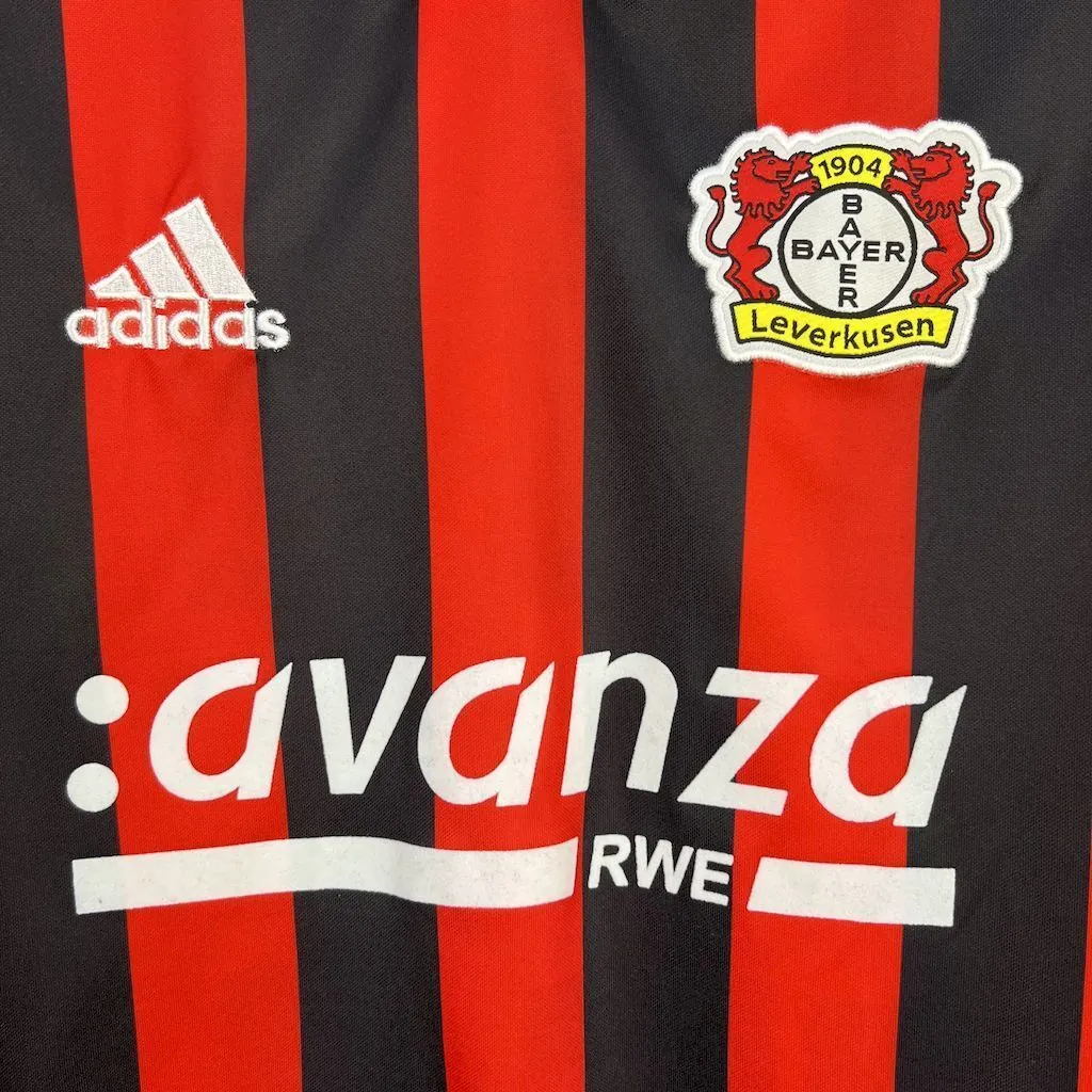 00-01 Bayer 04 Leverkusen Home Retro Kit Vintage Shirt AAAAJersey Yupoo 1