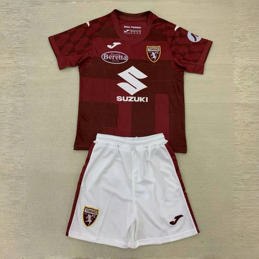 24-25 Torino Home Kid Kits Youth Apparels Soccer AAAAJersey Yupoo 2