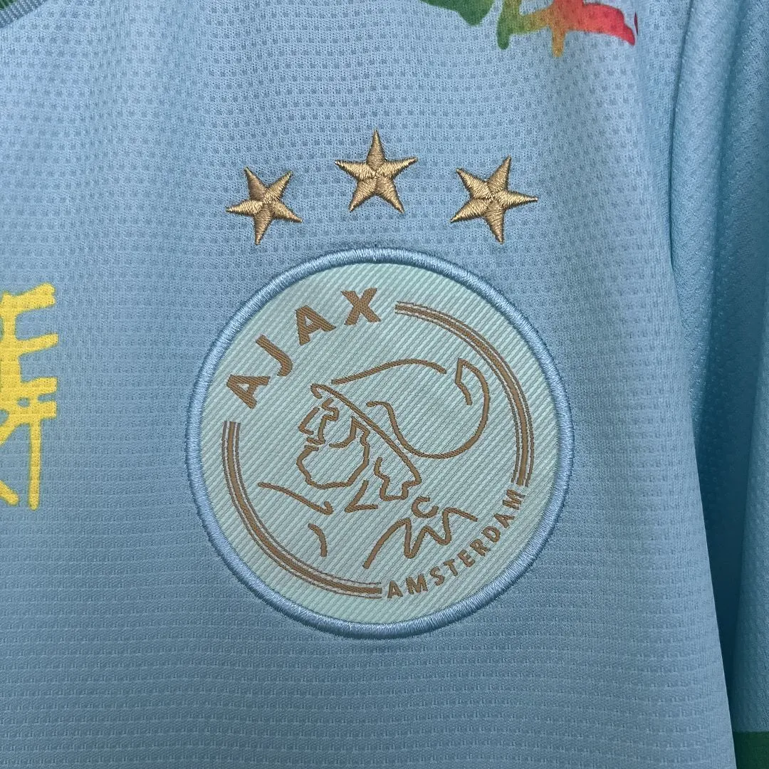 25-26 Ajax x Bob Marley AOP Green Special Edition Kit Football T-Shirt AAAAJersey Wholesale Yup 1