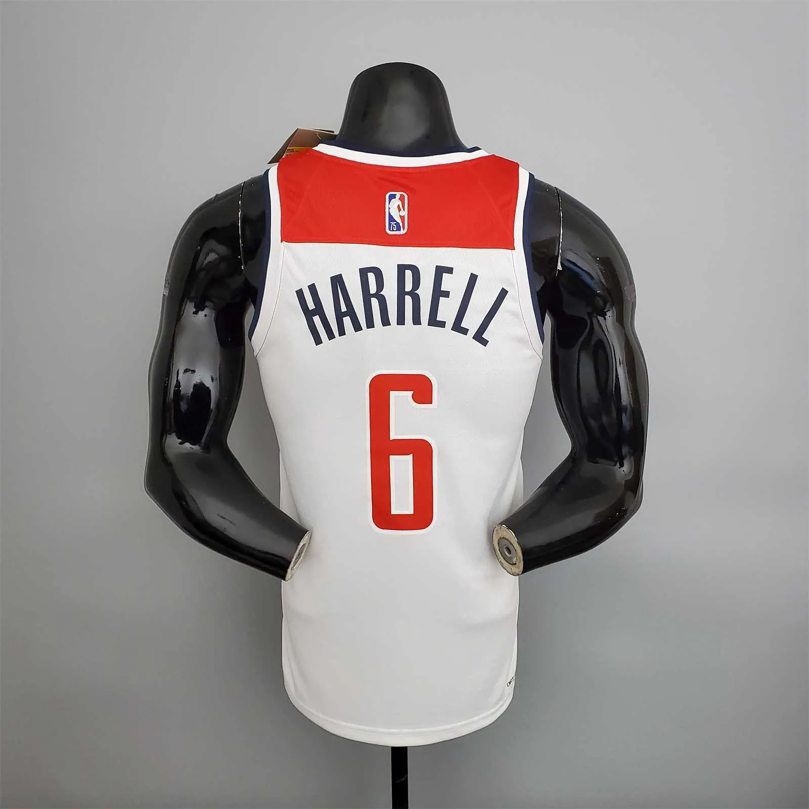 75th Anniversary Harrell #6 Wizards Black Red White 6
