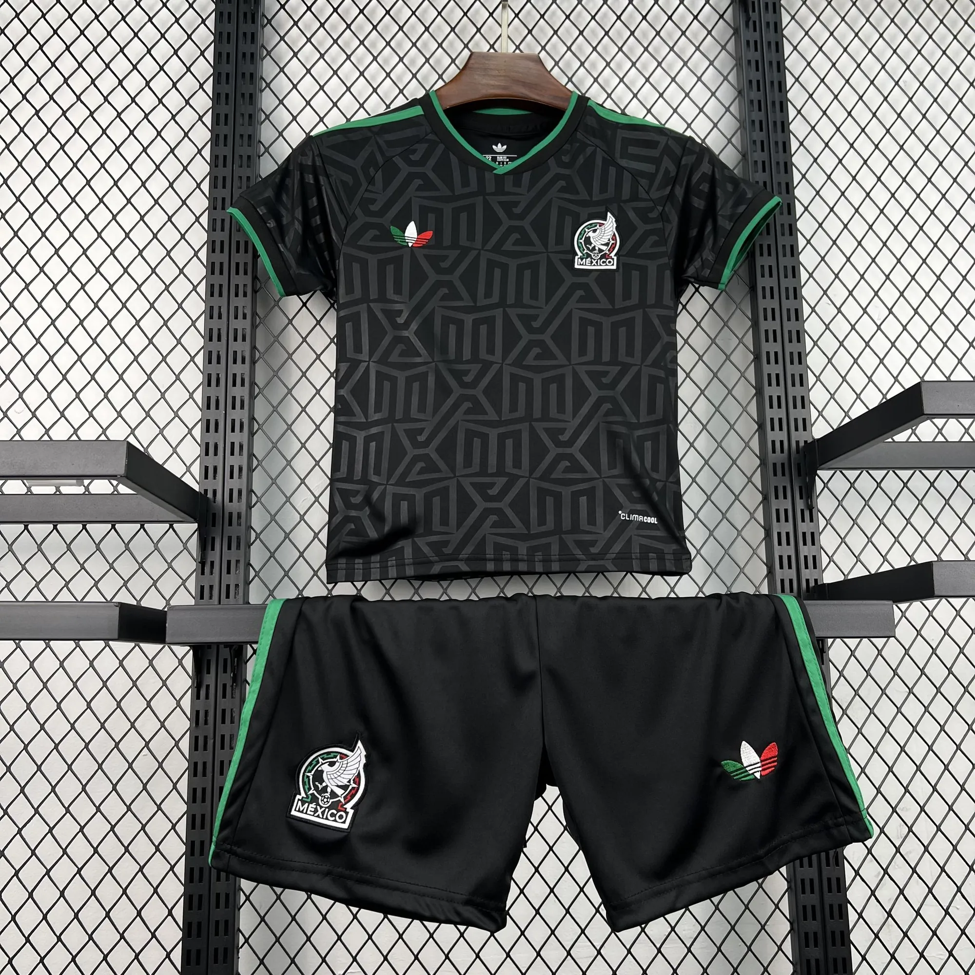 2026 World Cup Set Mexico Third Kids Kit Football Youth Apparels AAAAJersey Supply Yupoo 6 4