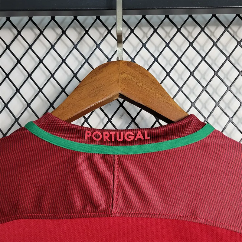 16-17 Retro Portugal Home Long Sleeve Size S-XXL 4