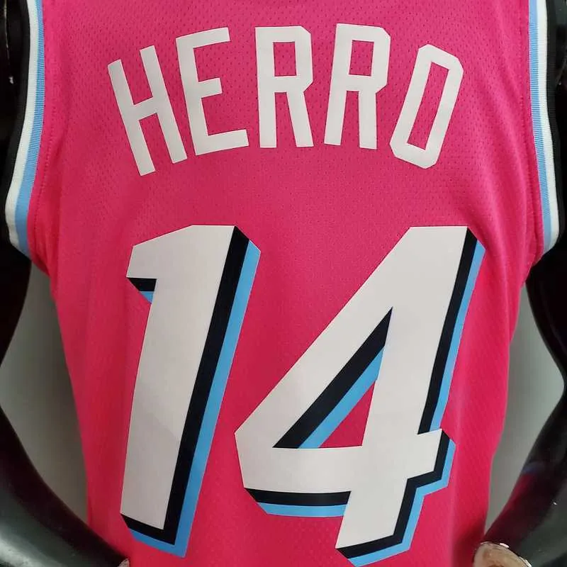HERRO#14 Miami Heat V-neck pink 5