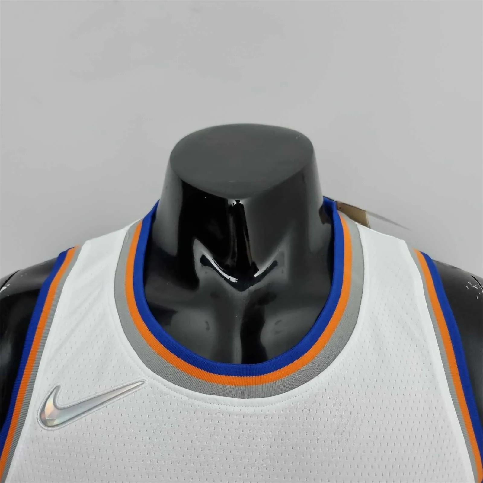 75th Anniversary Lin #17 New York Knicks White NBA Jersey 6