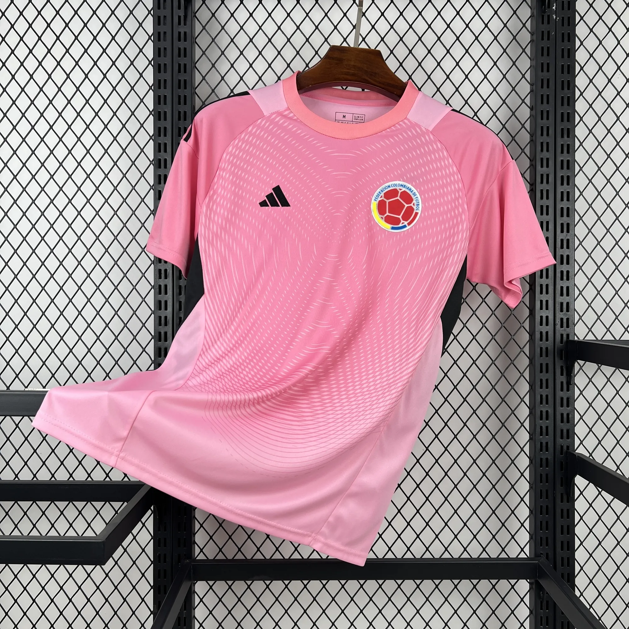 2026 Colombia Mens Pre-Match Pink Kit World Cup T-Shirt Football AAAAJersey Supply Yupoo7 3