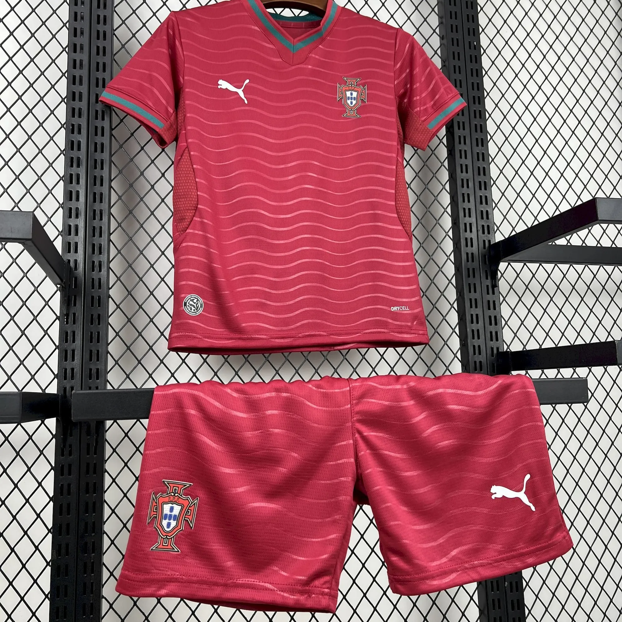 2026 World Cup Portuga Home Kids Kit Soccer Youth Apparels AAAAJersey Supply Yupoo 4