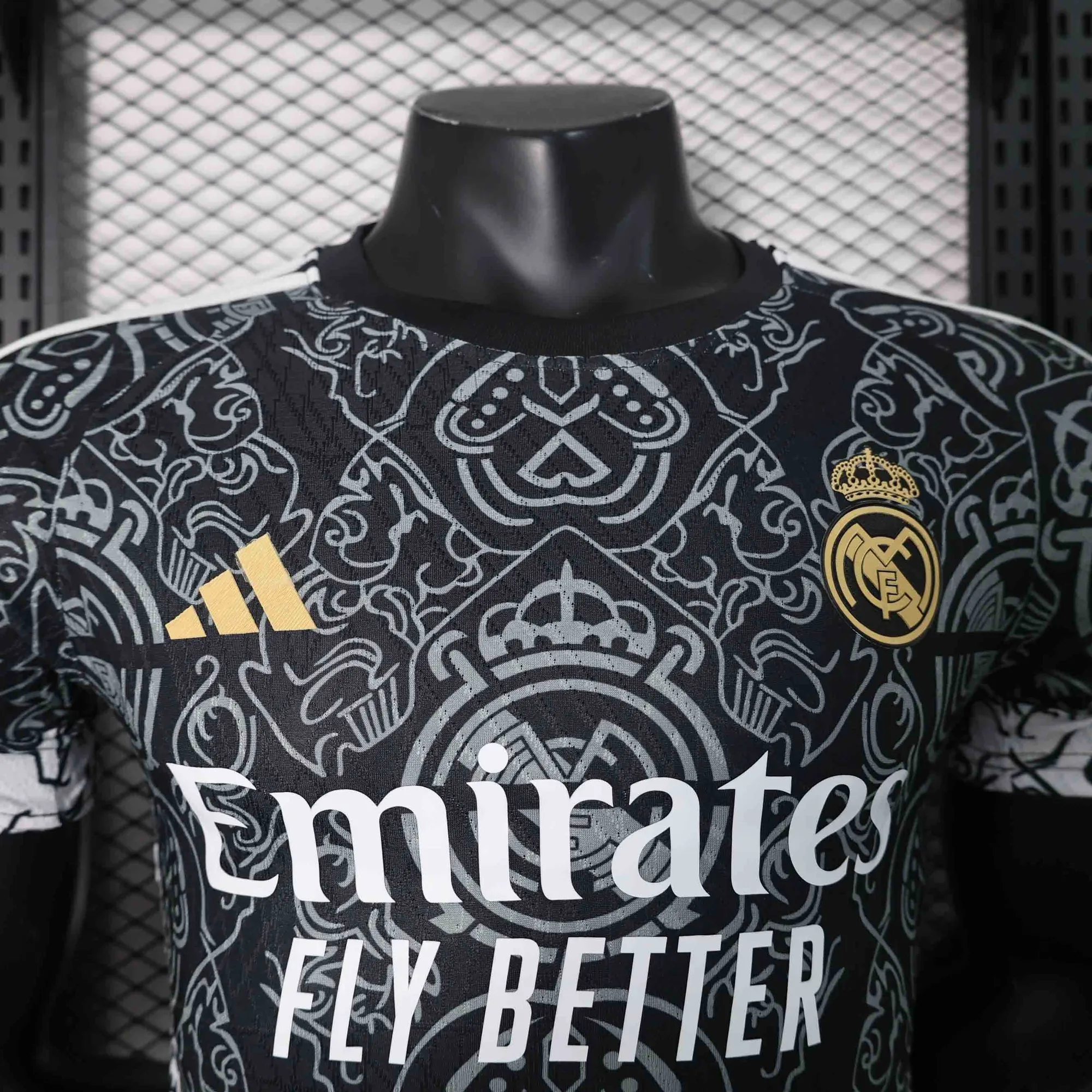 23-24 Real Madrid Special Edition Black Player Version Concept Kit Football AAAAJersey Supplier 3
