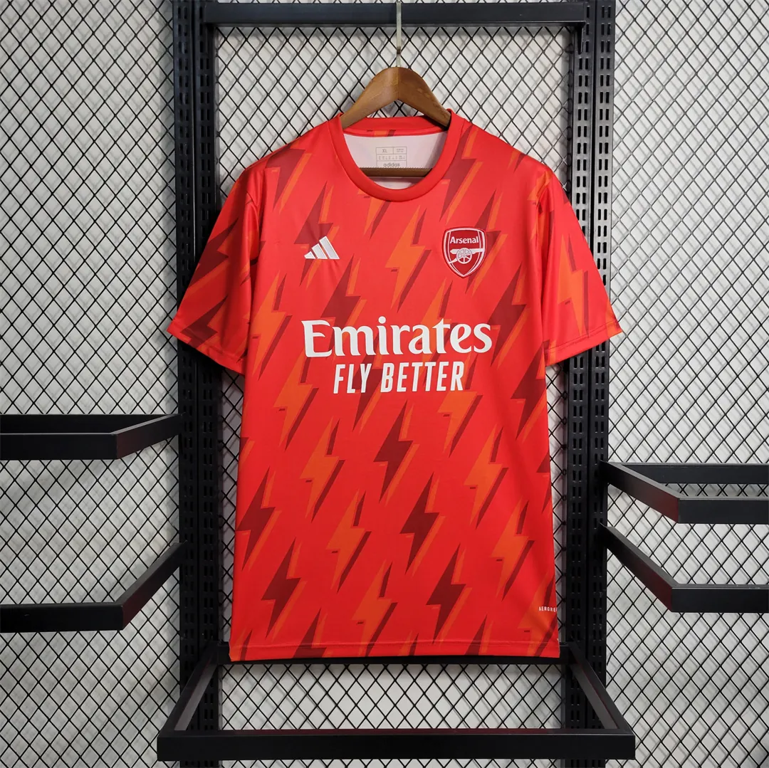 23-24 Arsenal Red Training Suit 9