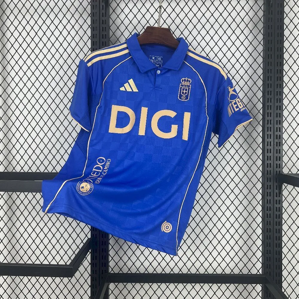 25-26 Oviedo Home Kit Soccer AAAAJersey Yupoo 7