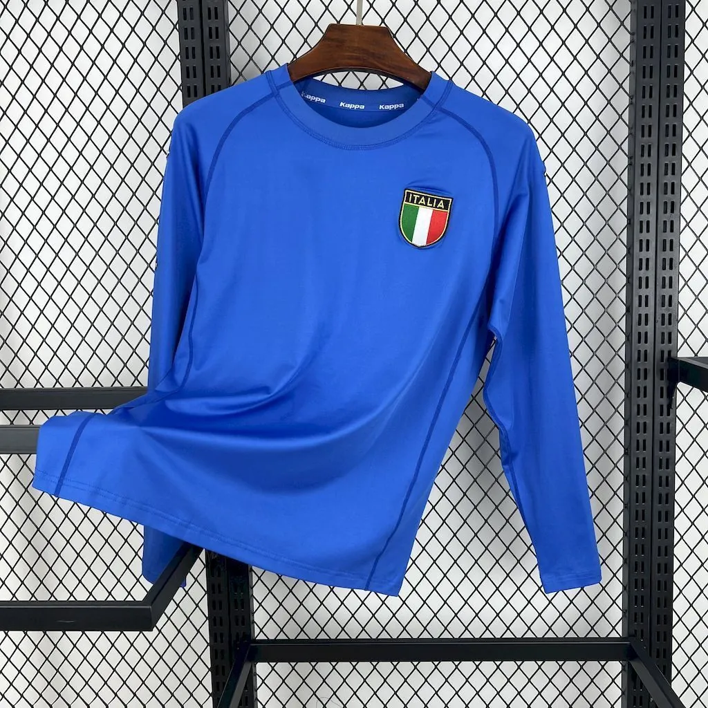 2000 Italy Home Long Sleeve Retro Kit Vintage Shirt AAAAJersey Supplier Yupoo 5