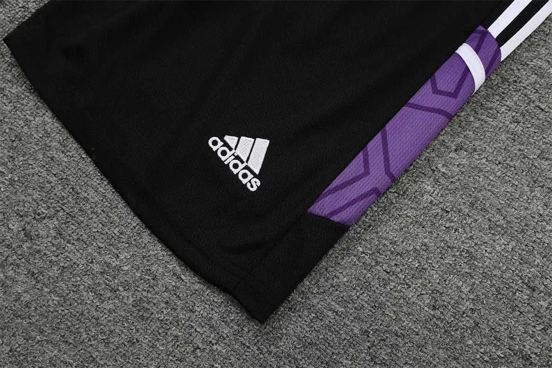 22-23 Real Madrid Training Suit Short Sleeve Kit Purple 13