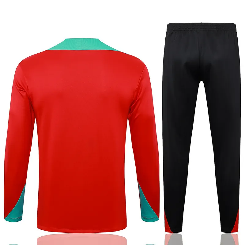 2024 Portugal Long Sleeve Training Suit Football Shirts 2