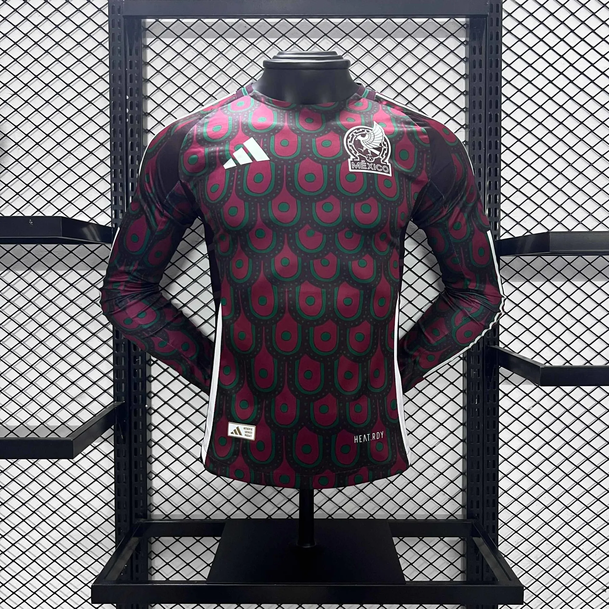 2024 Mexico Home Long Sleeve Kit Player Version Shirt Jerseys Supllier Yupoo 6