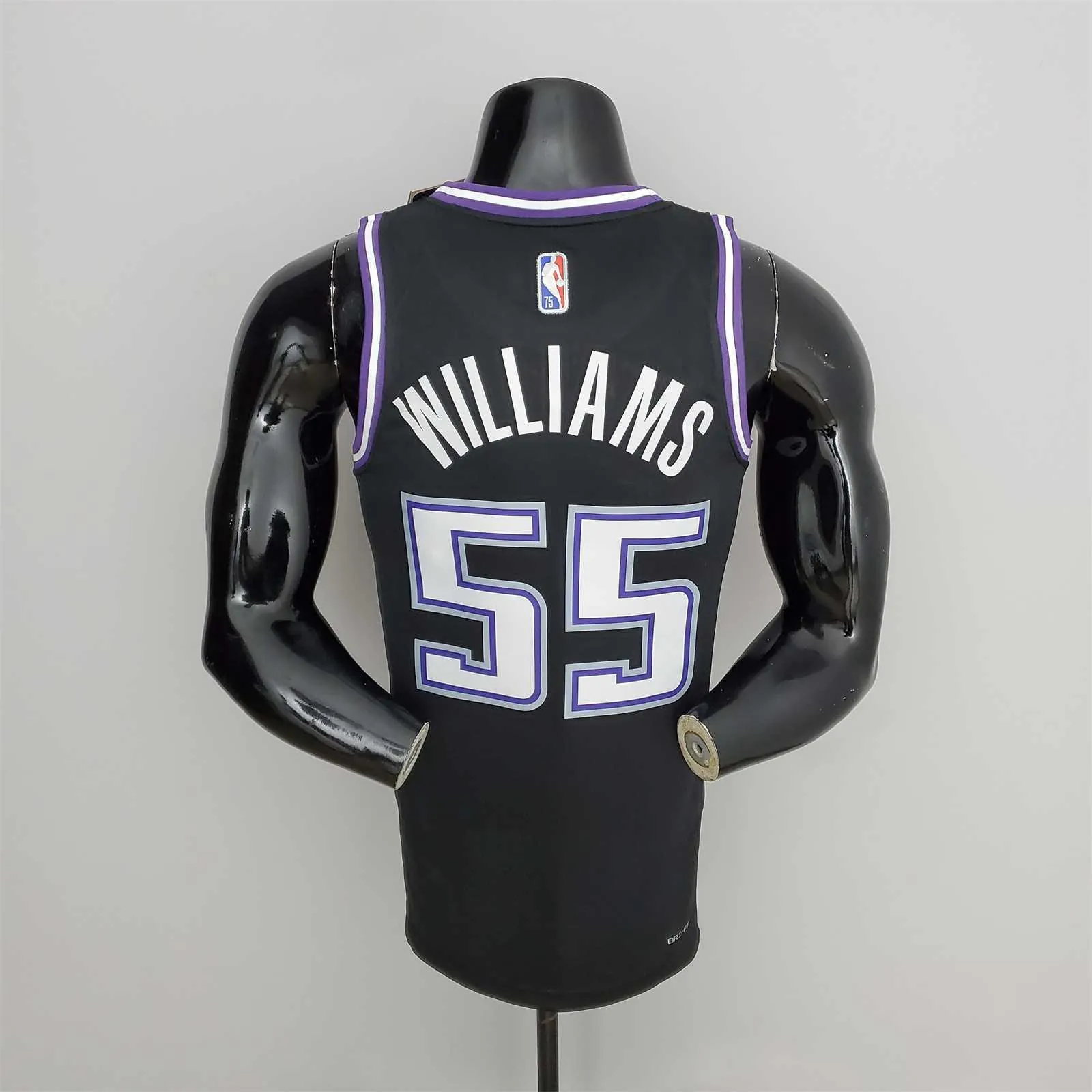 2022 Season Williams#55 Kings City Edition Black NBA Jersey 1