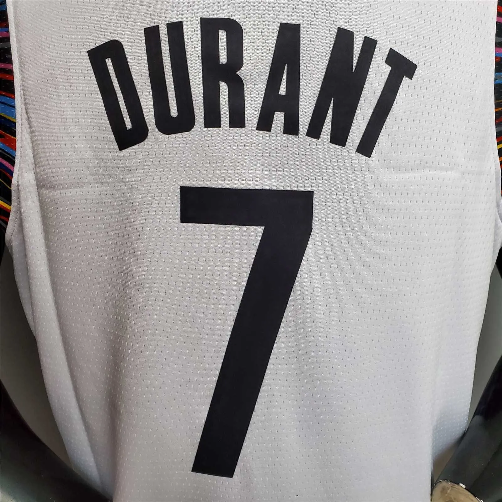 Durant #7 Brooklyn Nets City version white 1