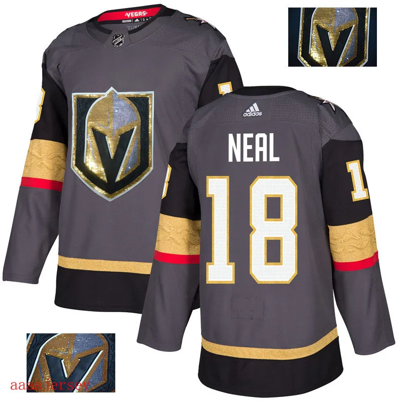 2018 Vegas Golden Knights ice hockey jersey M-3XL 维加斯金骑士队时尚亮片款冰球服 25