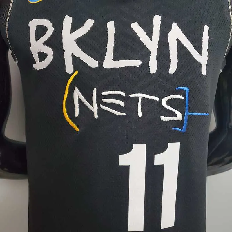 New Brooklyn Nets IRVING#11 City Edition Black 9