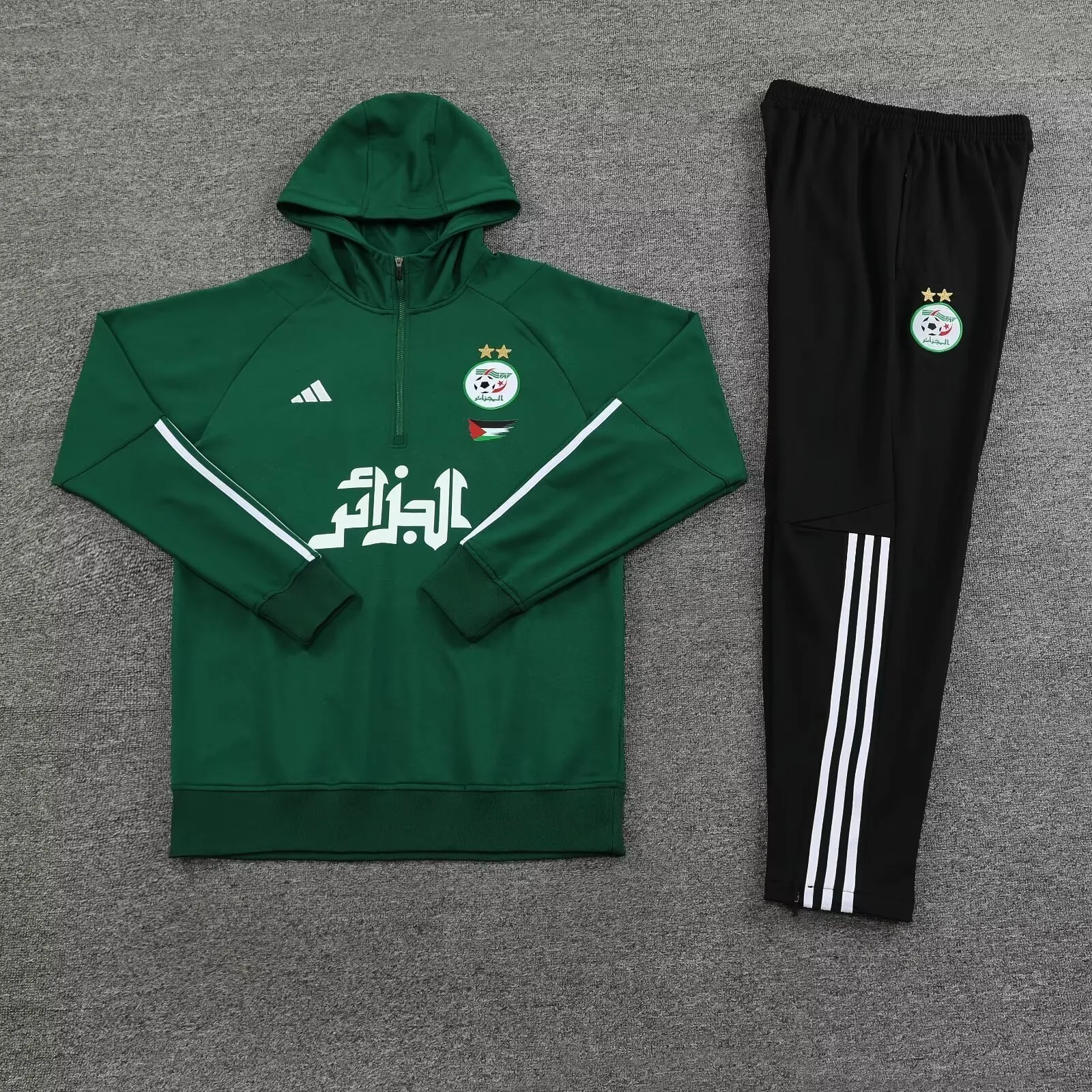23-24 Algeria Hoodie Long Sleeve Training Suit Yupoo 2