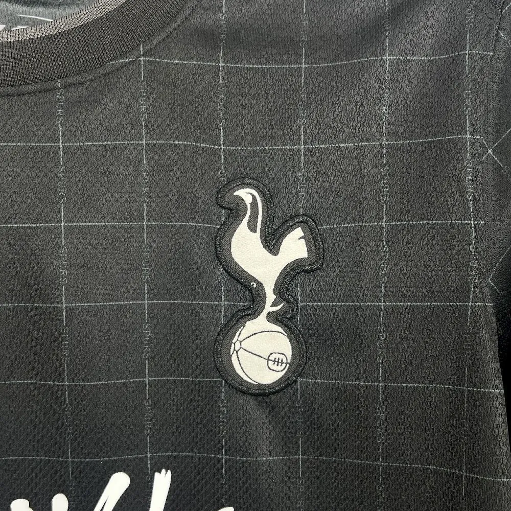 25-26 Tottenham HotSpur Away Kit Sponsor Soccer T-Shirt AAAAJersey Dropship Yupoo 3