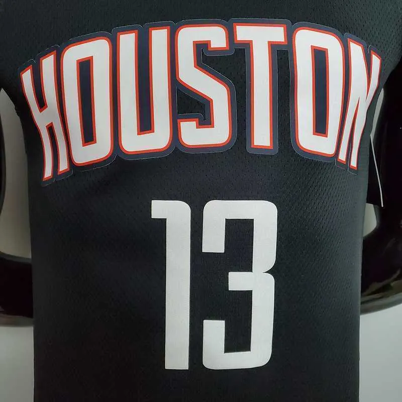 New Rockets Jordan Harden #13 Theme Limited City Edition Black 6