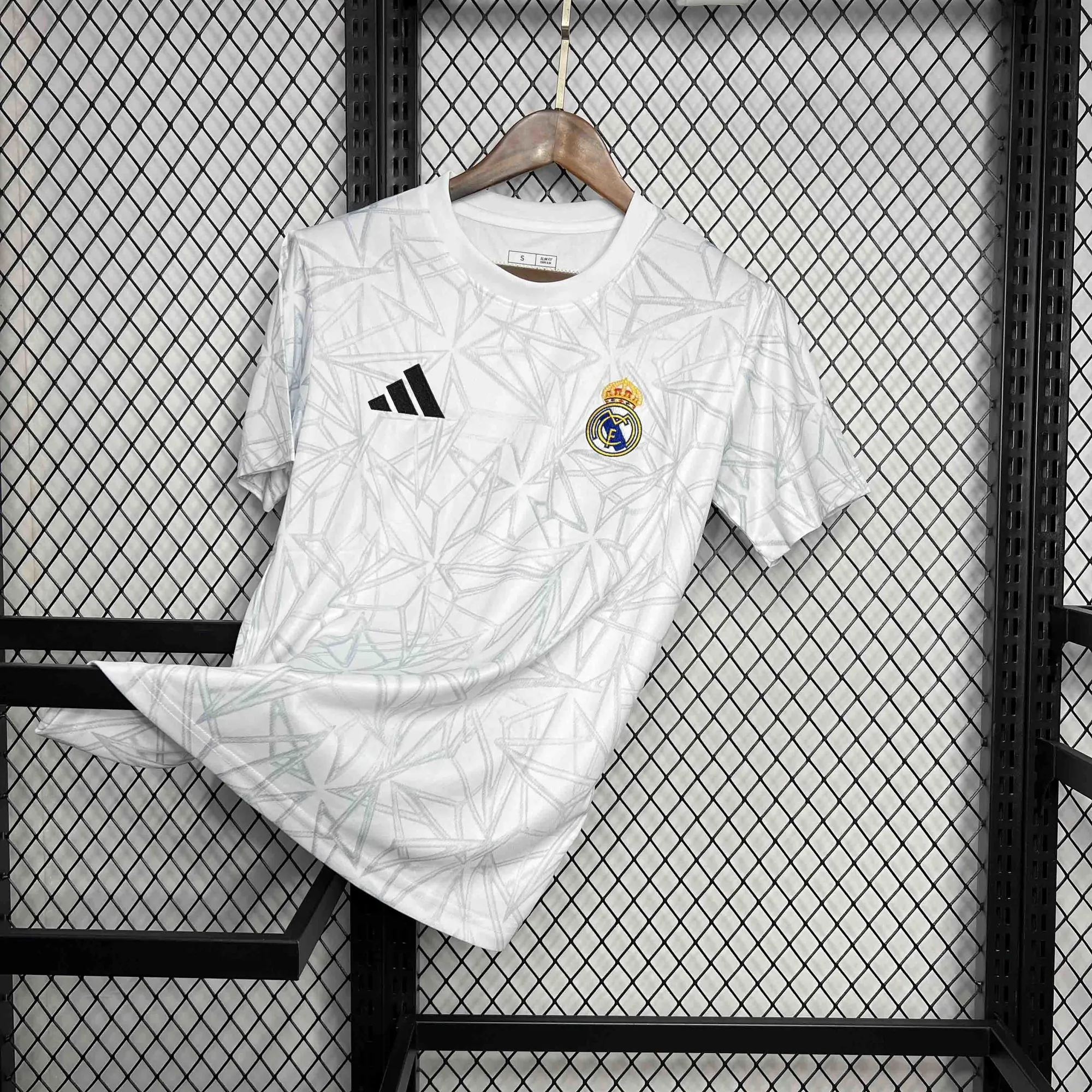 24-25 Real Madrid Training White Kit Soccer Uniform AAAAJersey Dropshiping Yupoo 4