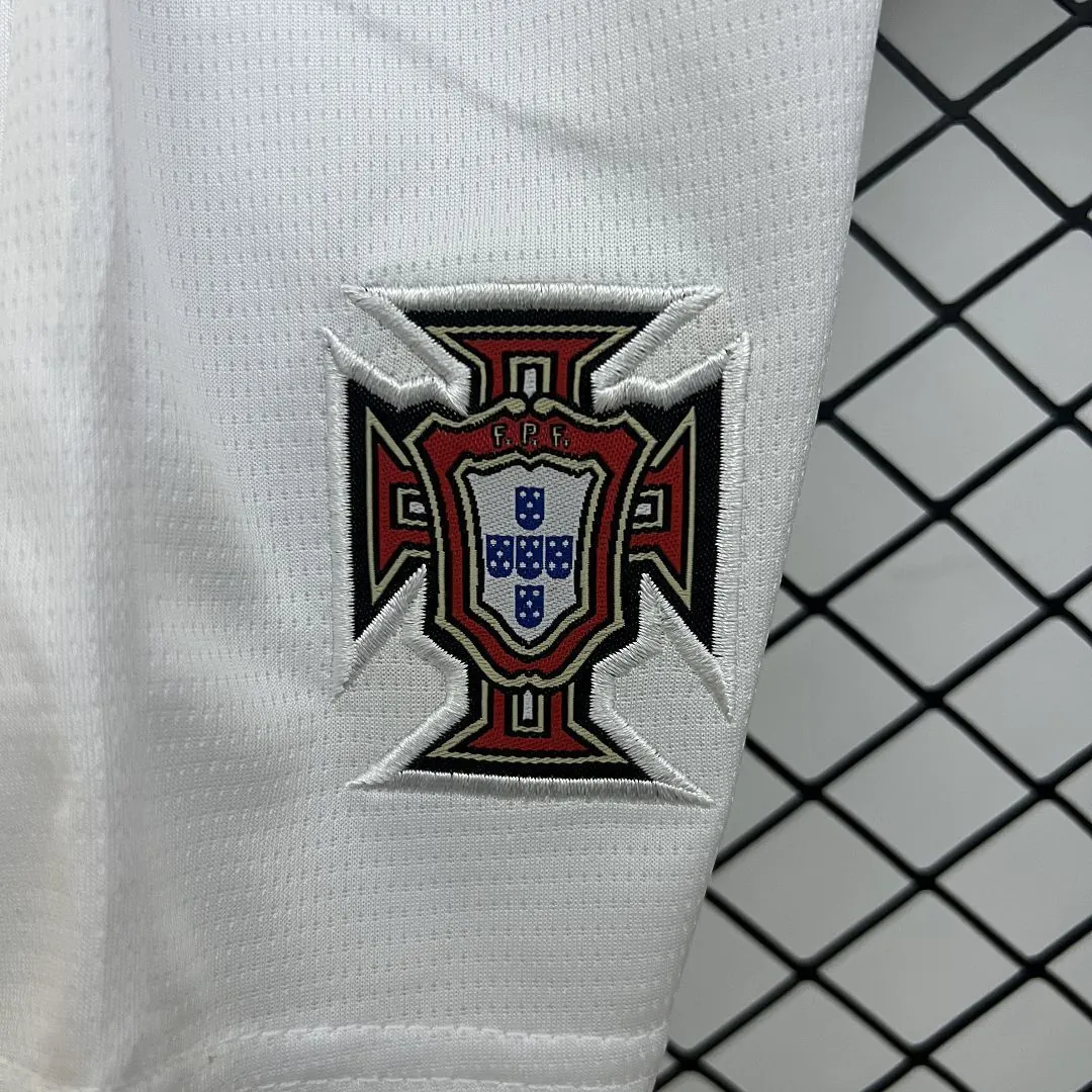 2025 Portugal Away Kid Kits Long Sleeve Youth Apparels AAAAJersey Dropship Yupoo 7