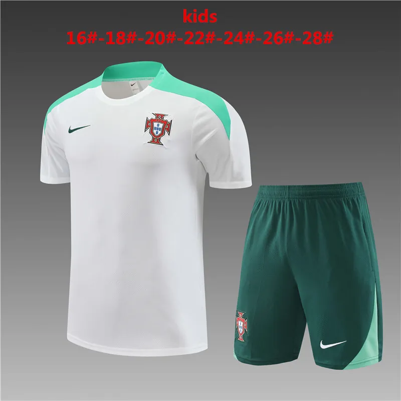 2024 Portugal Kids Training Soccer Jerseys Football Shirts 1
