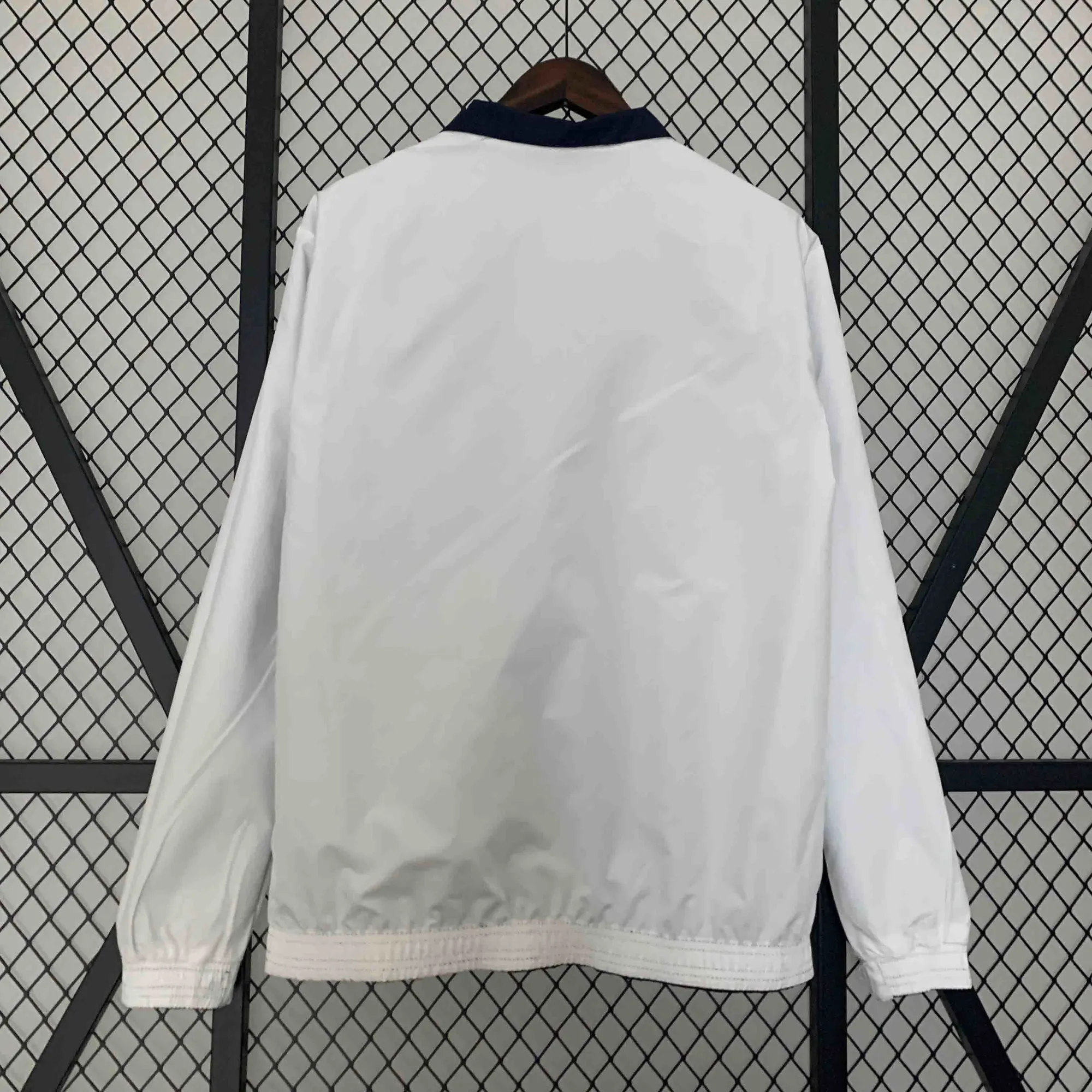 23-24 PSG Reversible Windbreaker White&Navy Double-Sides Jacket Soccer Jerseys For Sale 6