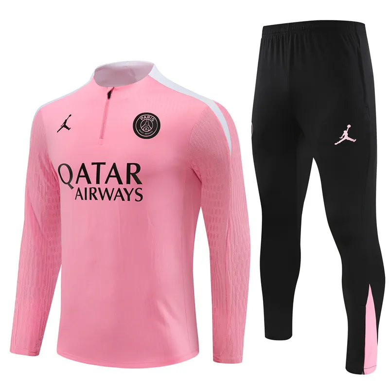 24-25 PSG Player Long Sleeve Training Suit Football Shirts 4
