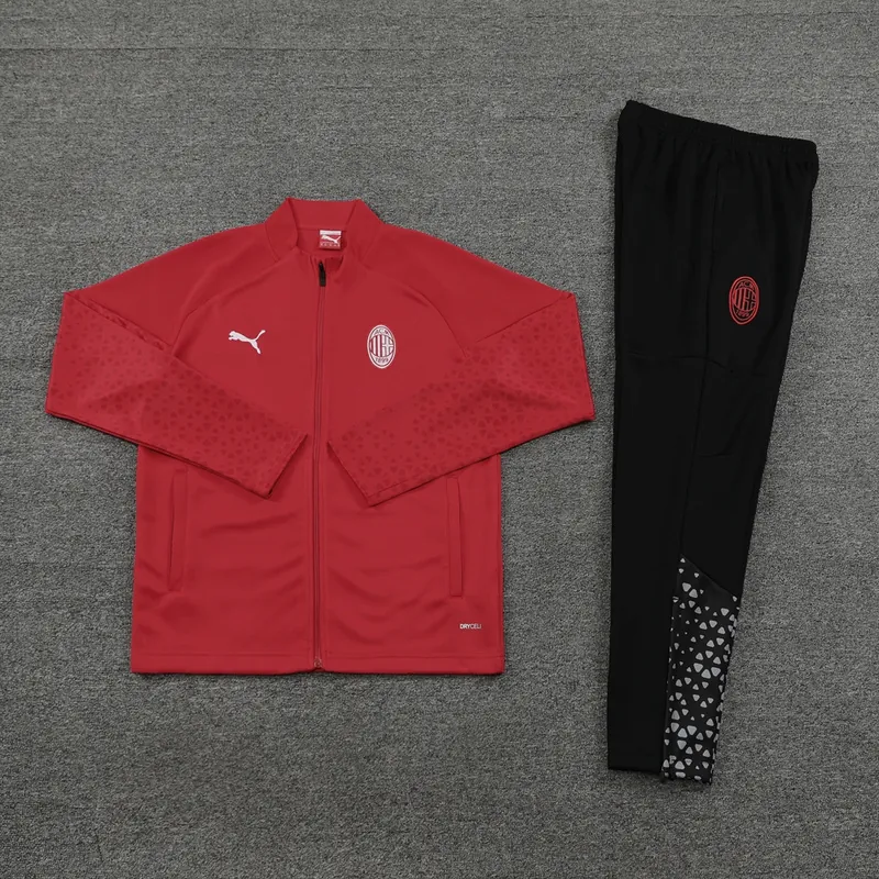 23-24 AC Milan Red Jacket Suits Cheap Jerseys Yupoo 1