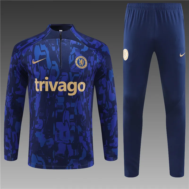 23-24 Chelsea Long Sleeve Training Suit Yupoo 3