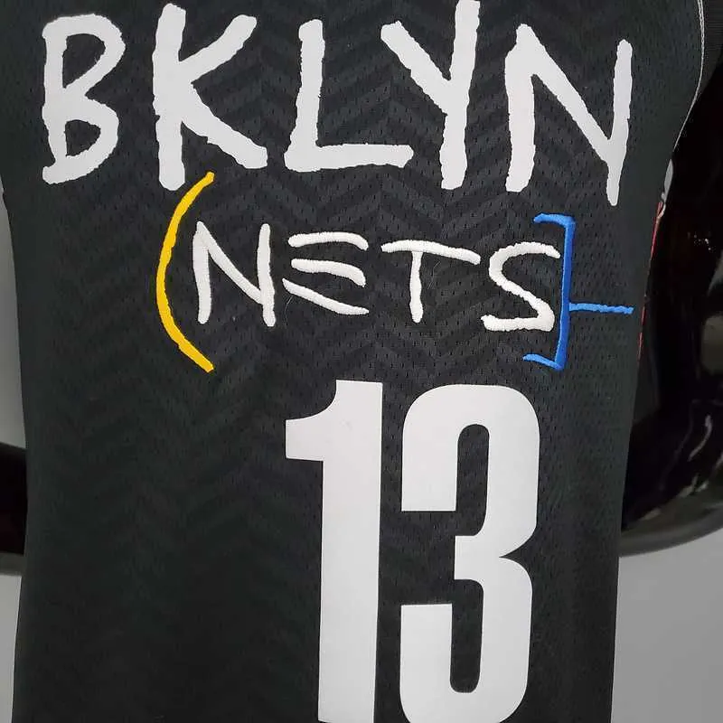 New Brooklyn Nets Harden #13 City Edition Black 8
