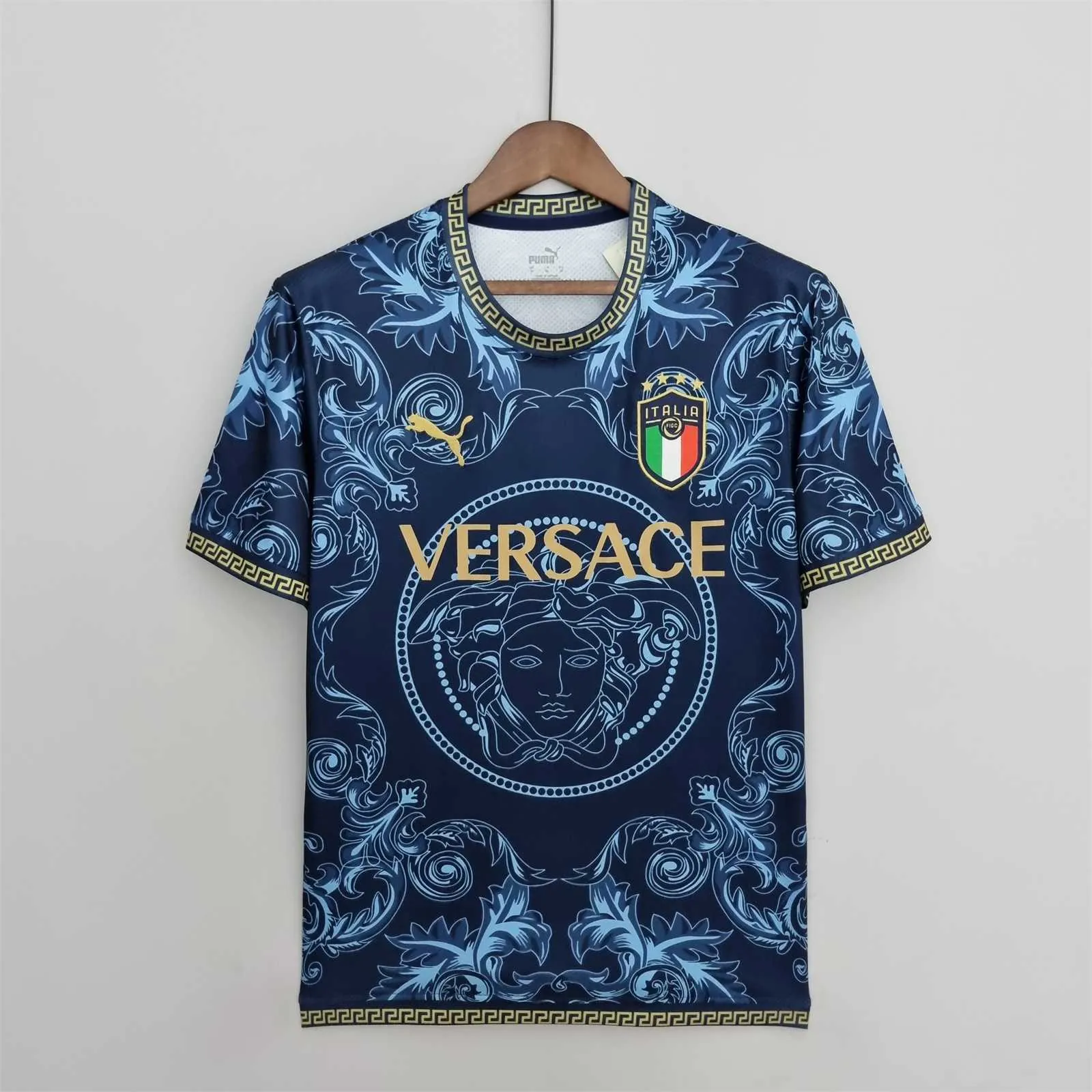 2022 Italy x Versace blue AAAAJersey Yupoo 8
