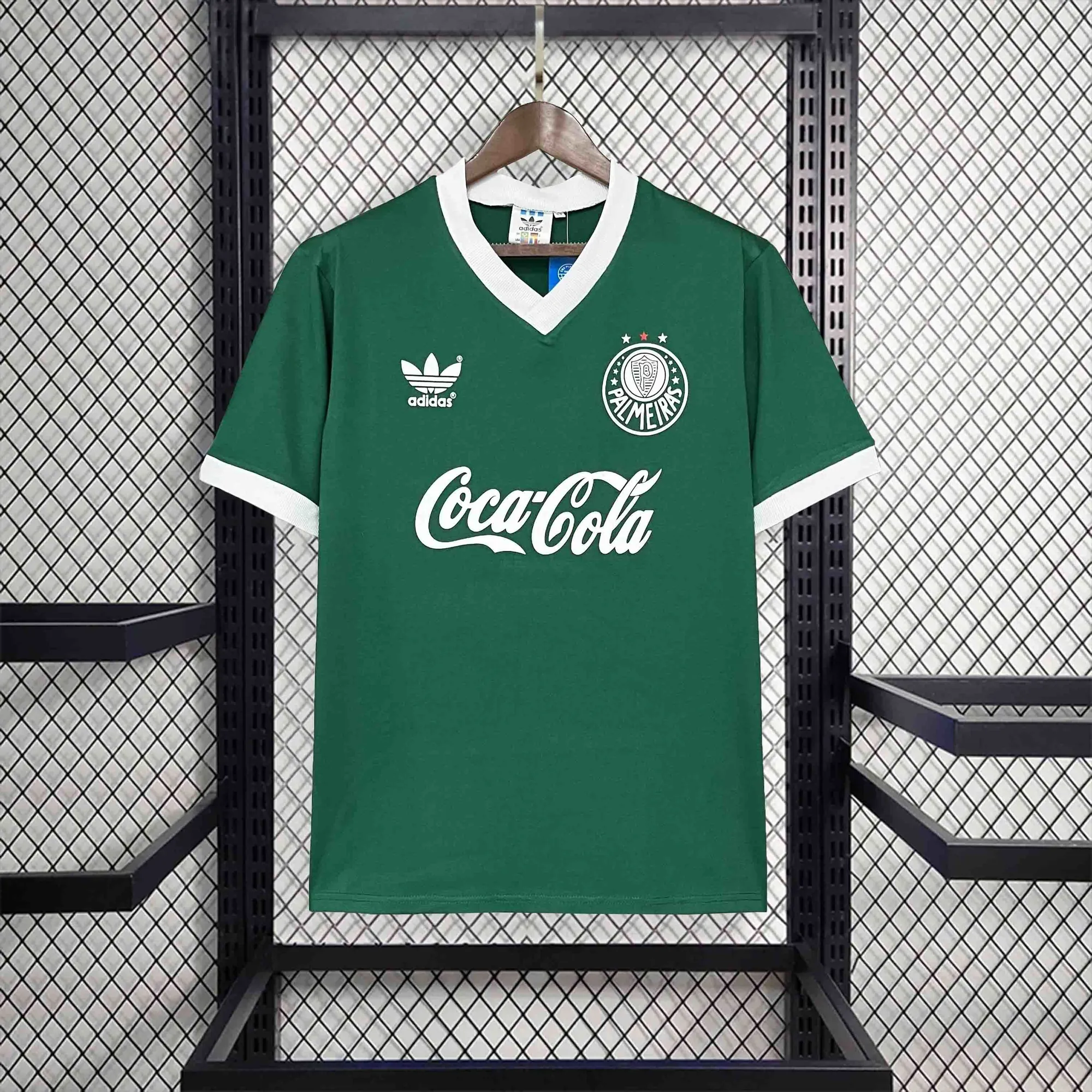 90-91 Palmeiras Home Retro Kit Vintage Shirt AAAAJersey Supplier Yupoo 6