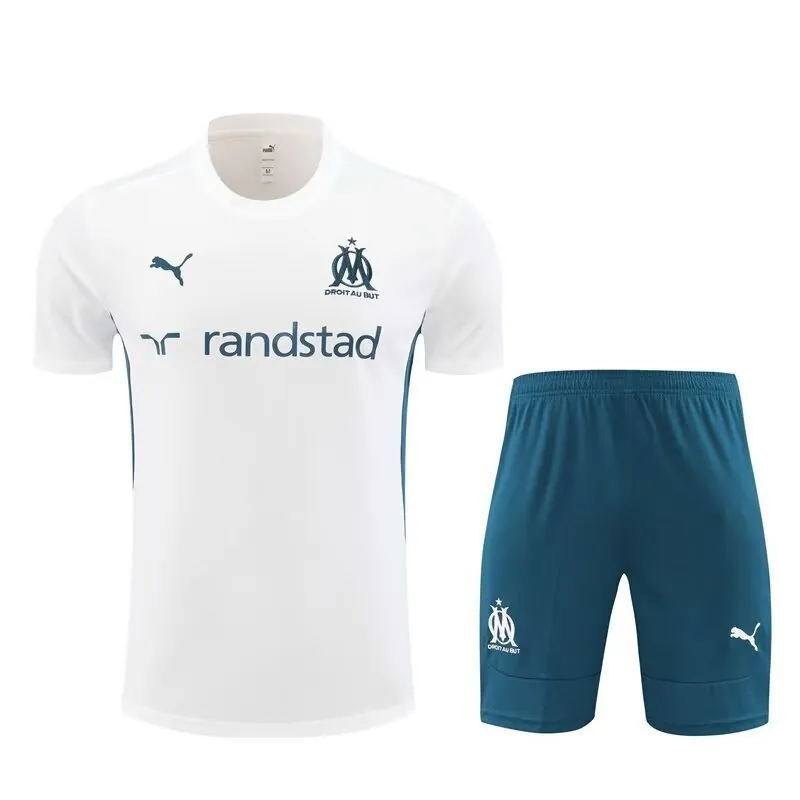 24-25 Marseille Training Soccer Jerseys Football Shirts 4
