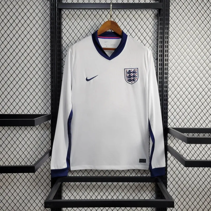 2024 England Home Kit Long sleeve Shirt Jerseys Supllier Yupoo 6