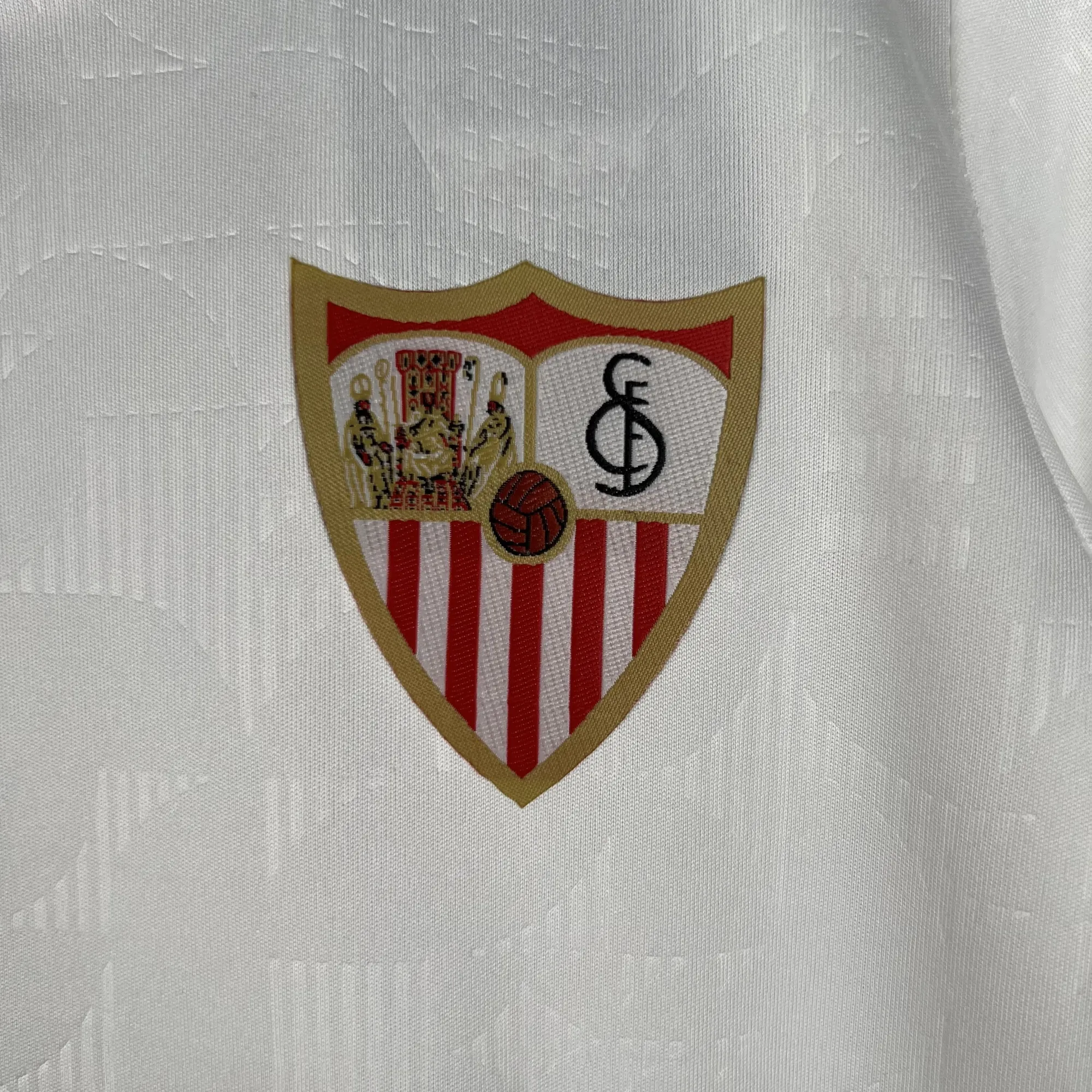 23-24 kids Sevilla home size 16-28 football t-shirt 4