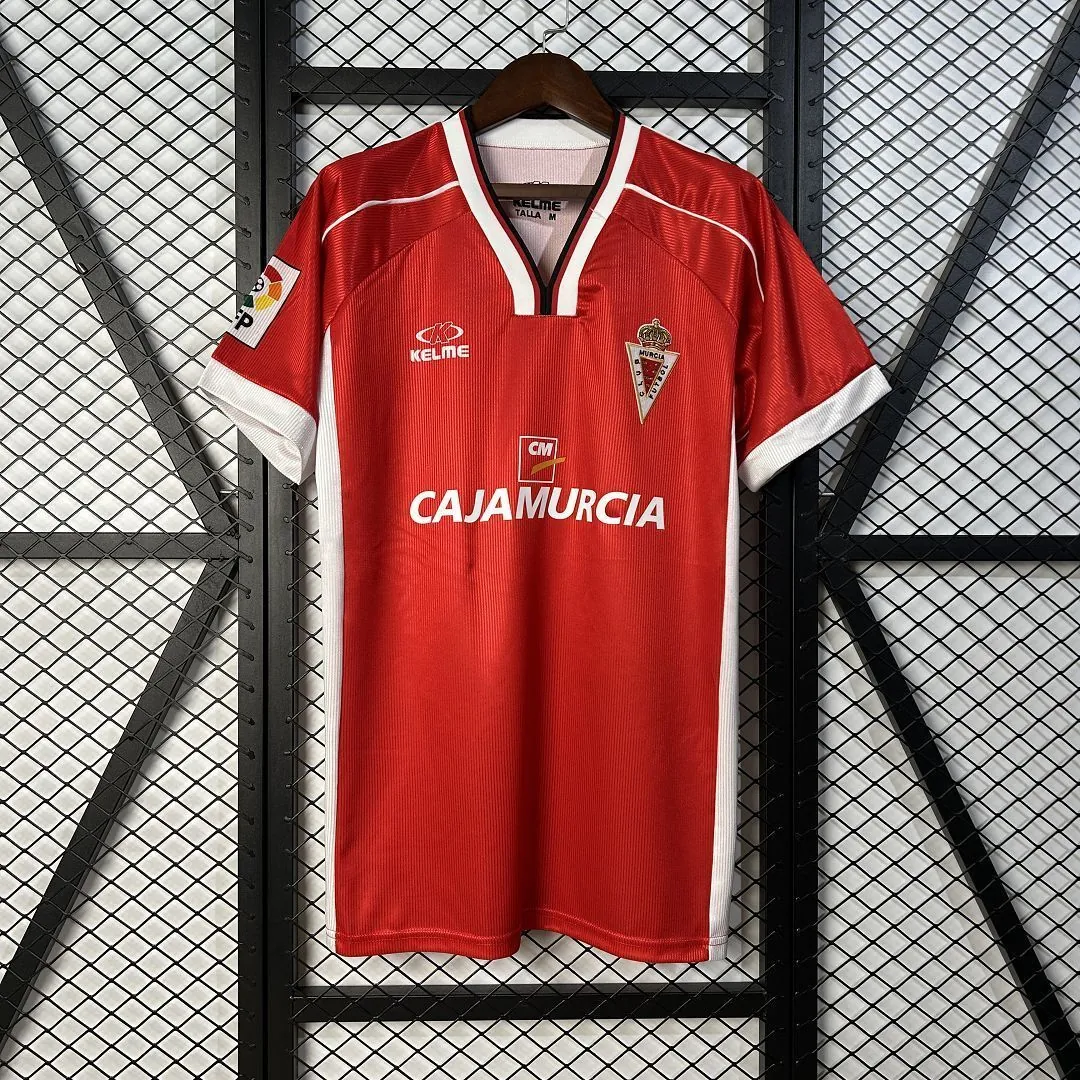 99-01 Murcia Home Retro Kit Vintage Shirt Soccer AAAAJersey Yupoo 8
