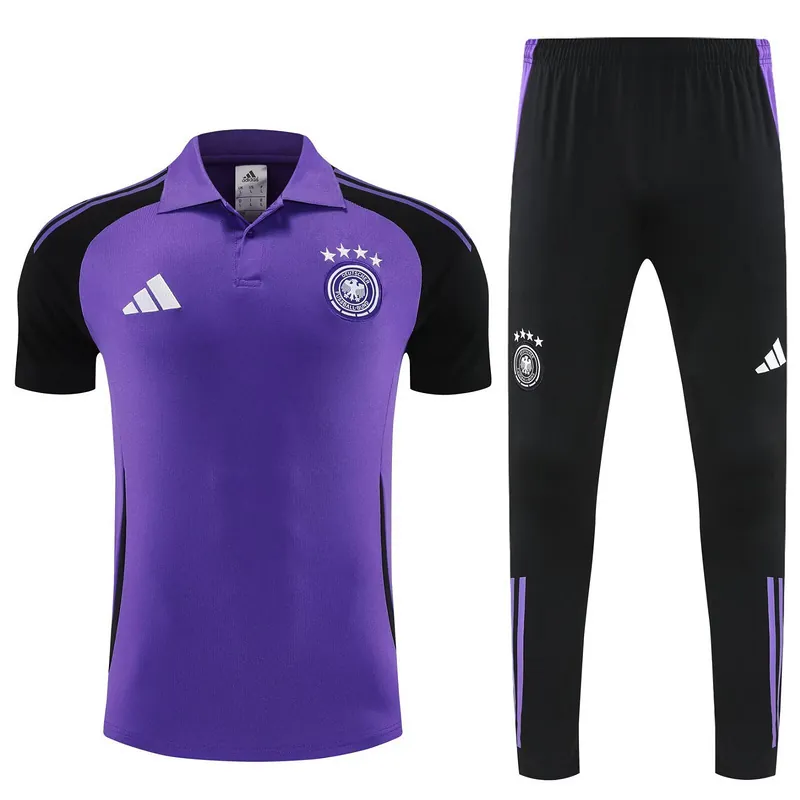 25-26 Germany Training Purple Polo Kit Soccer AAAAJersey Yupoo 3