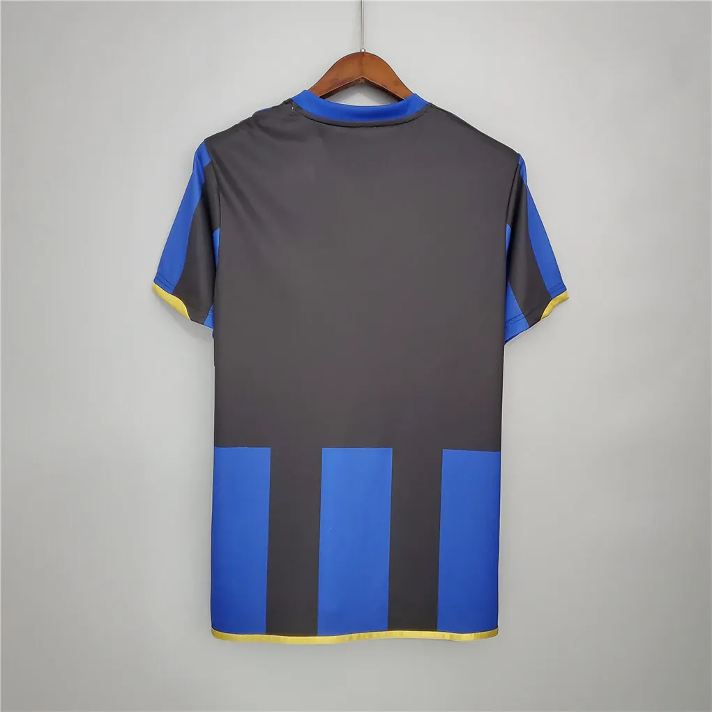 08-09 Inter Milan UCL home with patch and fonts 6