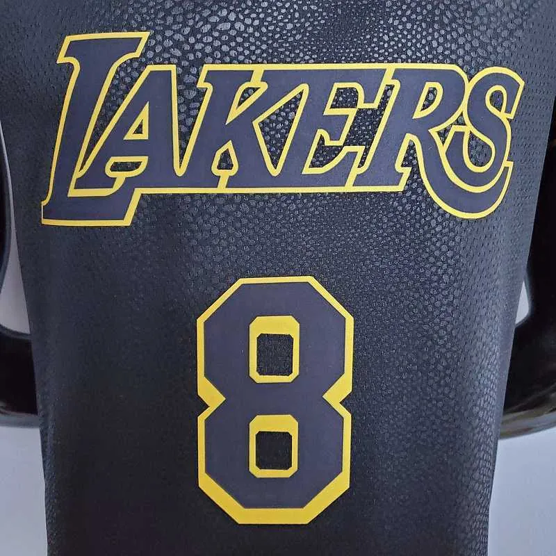 New Bryant #8 Lakers black 7