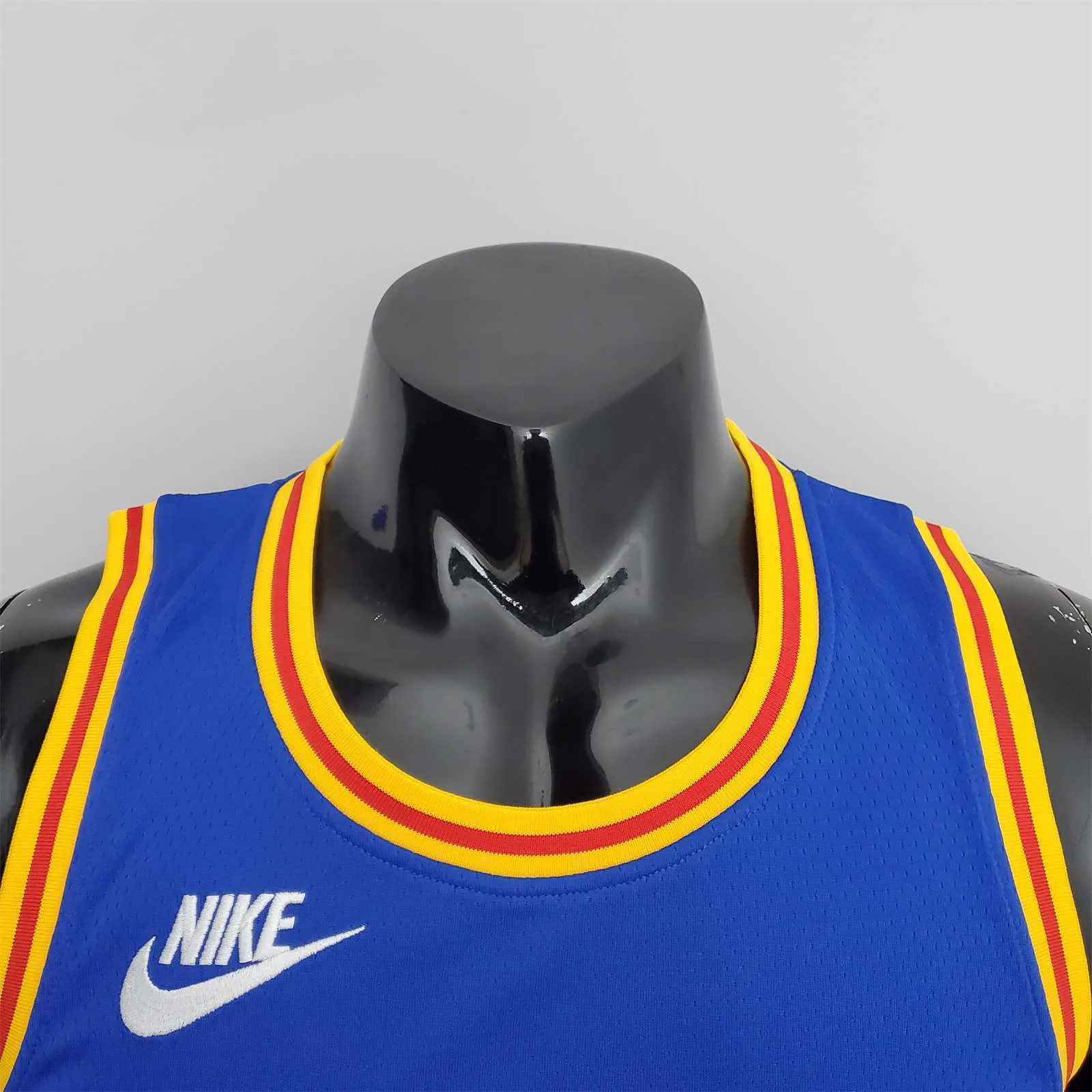 75th Anniversary Green#23 Warriors Vintage Blue NBA Jersey 8