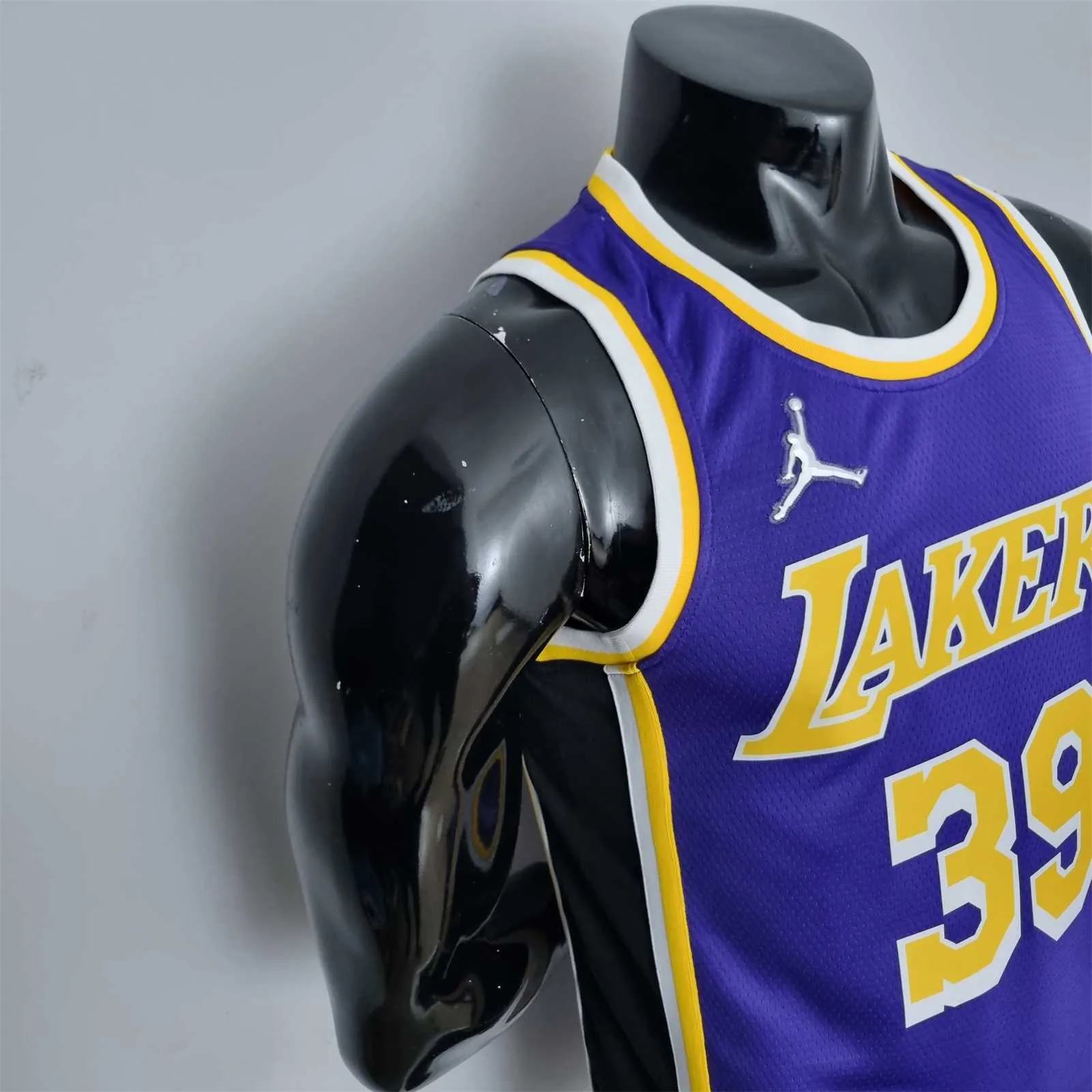 75th Anniversary Howard #39 Los Angeles Lakers Jordan Purple NBA Jersey 9