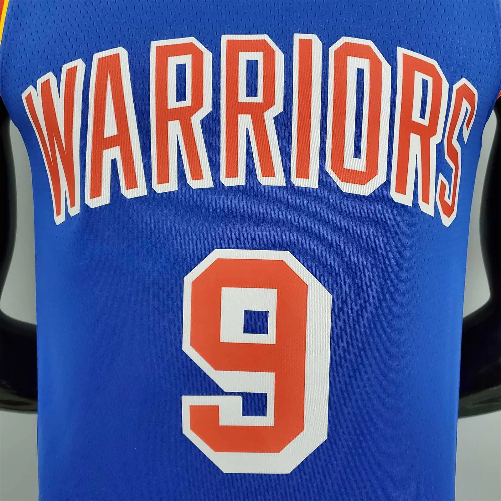 75th Anniversary Iguodala #9 Warriors Retro Edition Blue 2