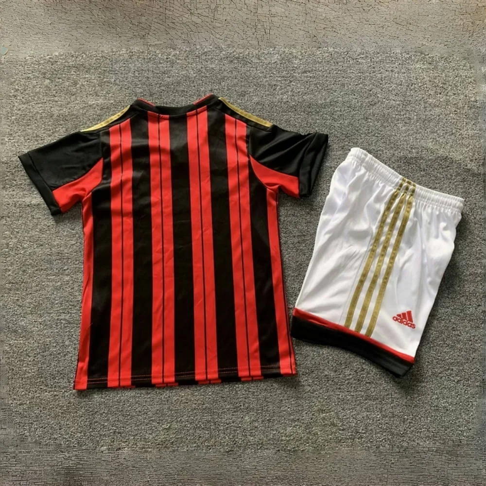 13-14 AC Milan Home Retro Kid Kits Vintage Youth Apparels AAAAJersey Supplier Yupoo 1