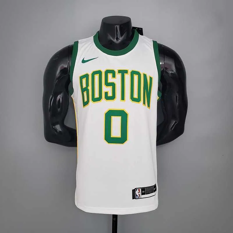 TATUM #0 Celtics White Platinum Limited 9