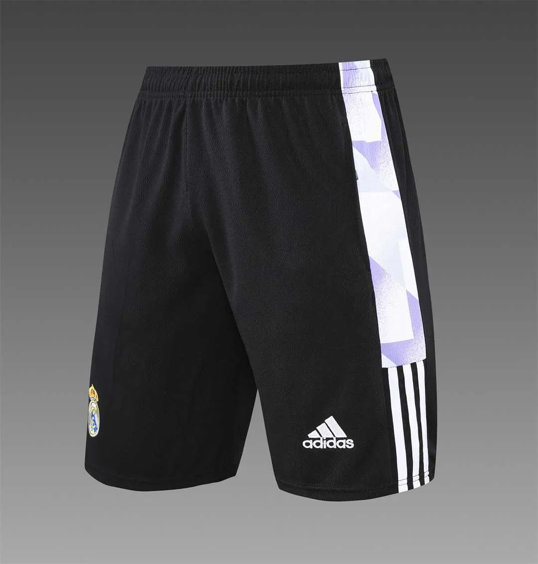 22-23 Real Madrid training suit short sleeve kit white and blue colorblock 19