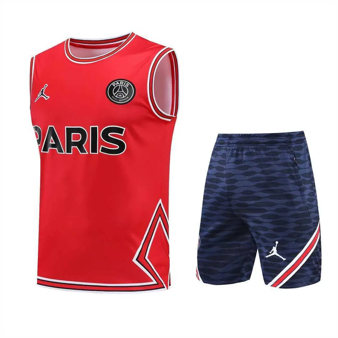 22-23 PSG vest training suit kit red 18