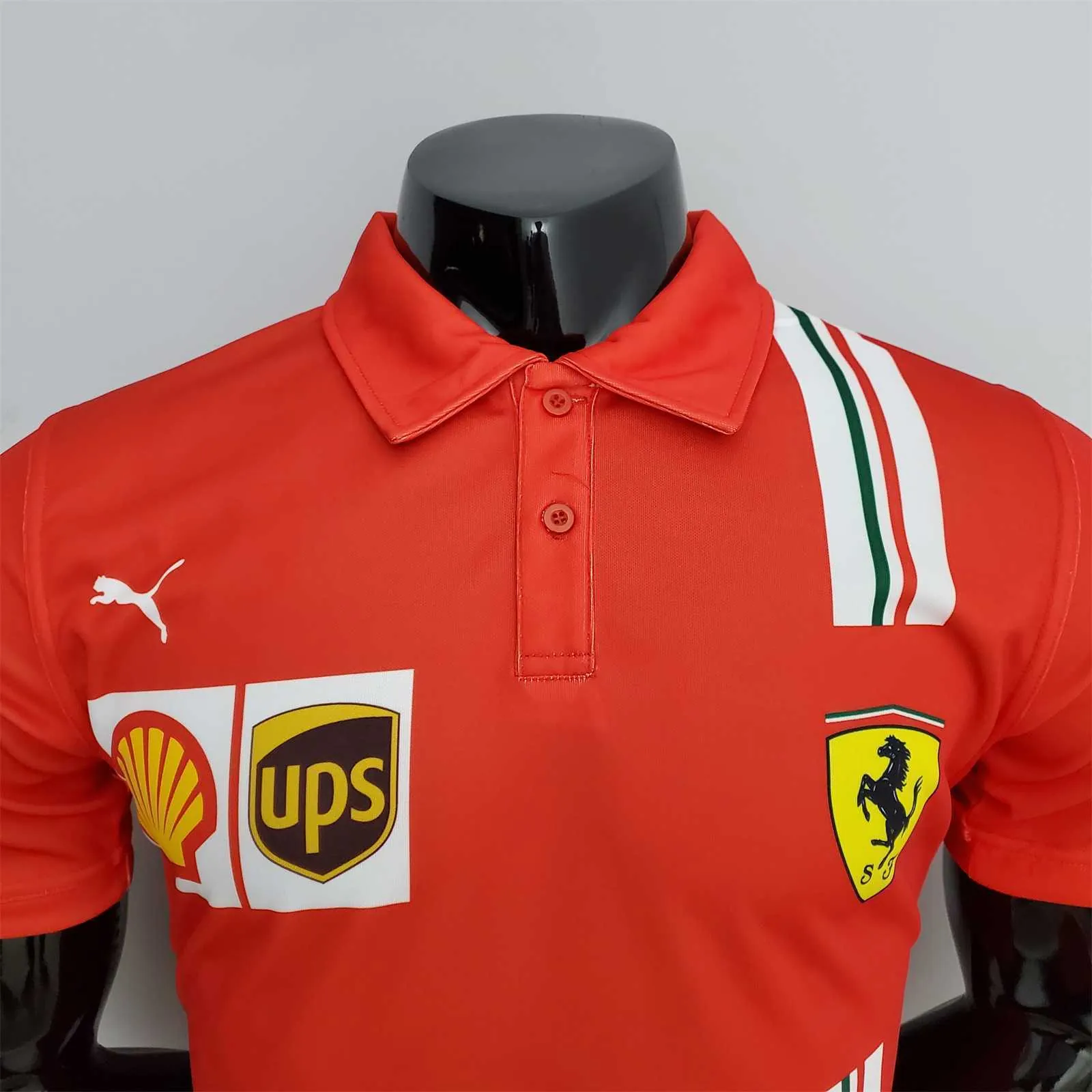 F1 Formula One 2022 Ferrari Polo Red 8